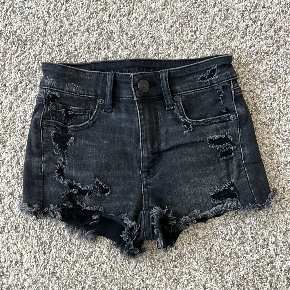AMERICAN EAGLE - NEXT LEVEL STRETCH JEAN SHORTS - Size 00